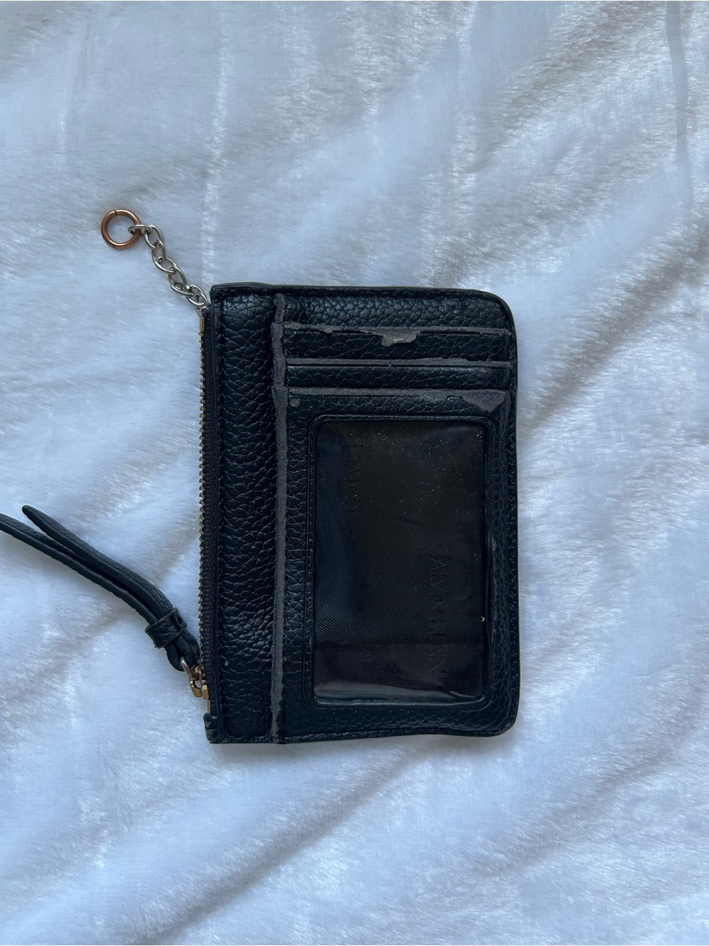 Black Calvin Klein Compact Wallet/Card Holder